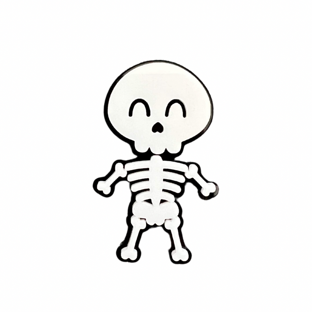 Skelly :: Acrylic Pin ( for backpacks and clothing)