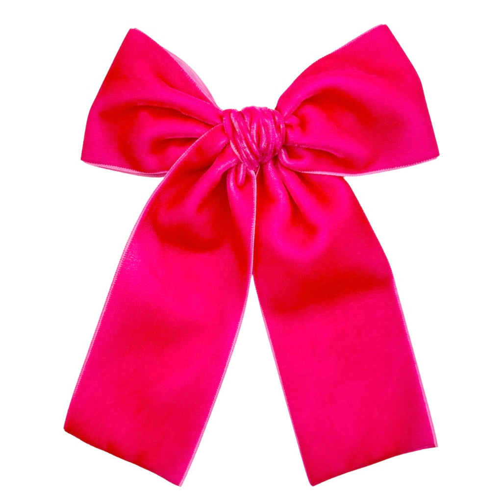 Hot Pink Velvet :: Oversized Ribbon Traveler