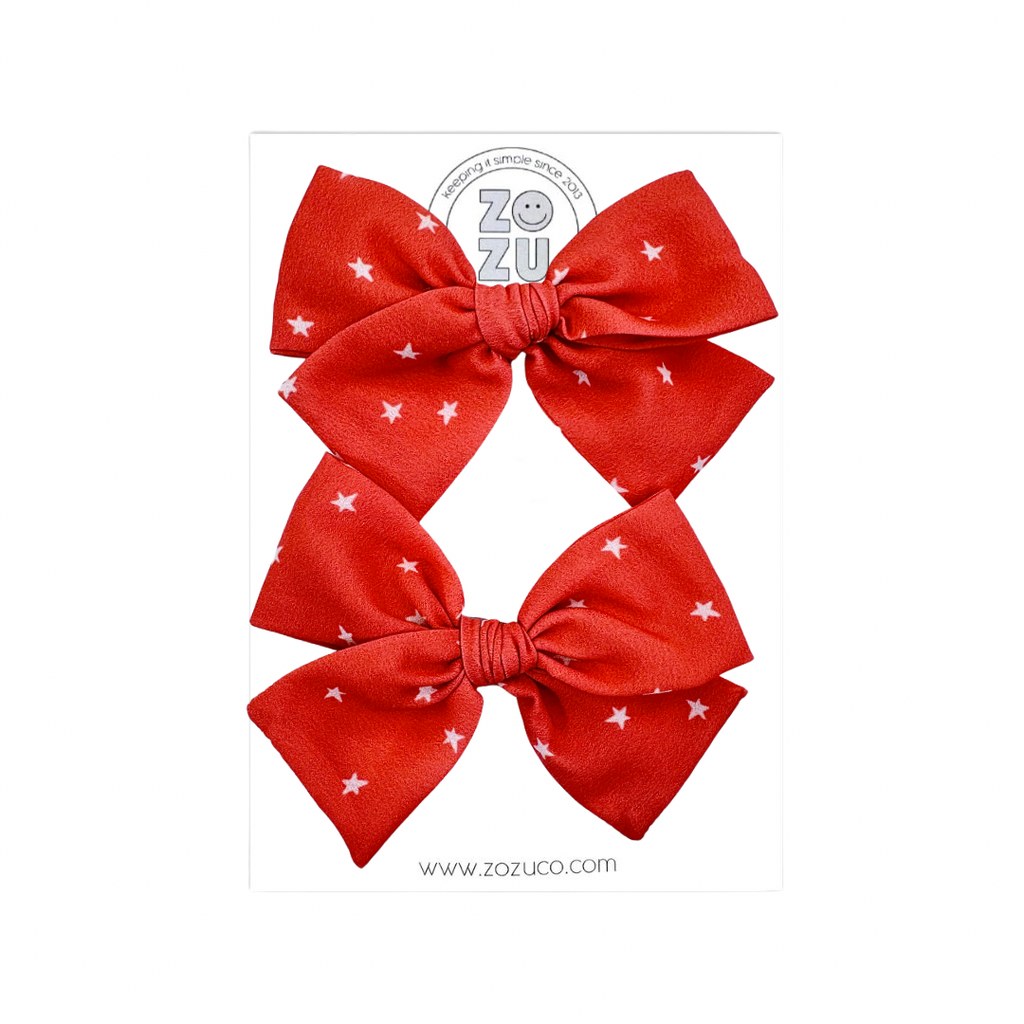 Red Stars :: Mini Voyager Pigtail Set