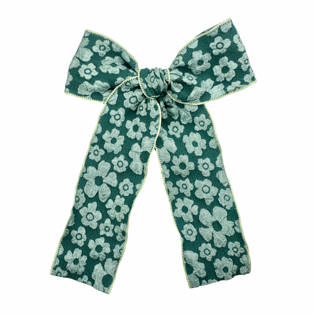 Green Floral Embossed :: Ribbon Pioneer