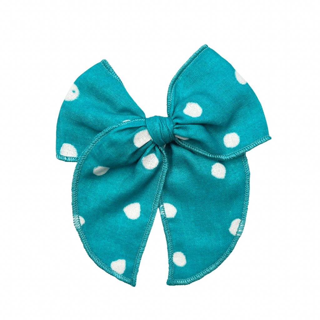 Turquoise Spot Double Gauze :: Traveler