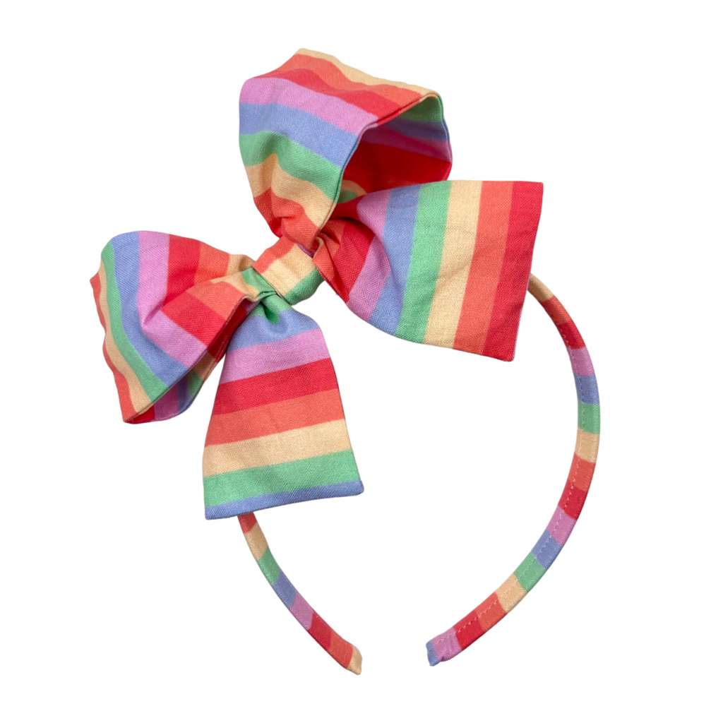 Rainbow Stripe :: Big Girl Headband