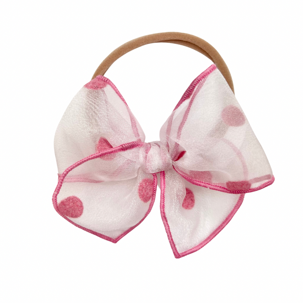 Sugarplum Flocked Dot :: Mini Traveler