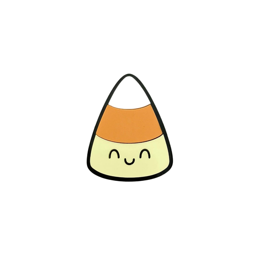 Candy Corn :: Acrylic Pin ( for backpacks and clothing)