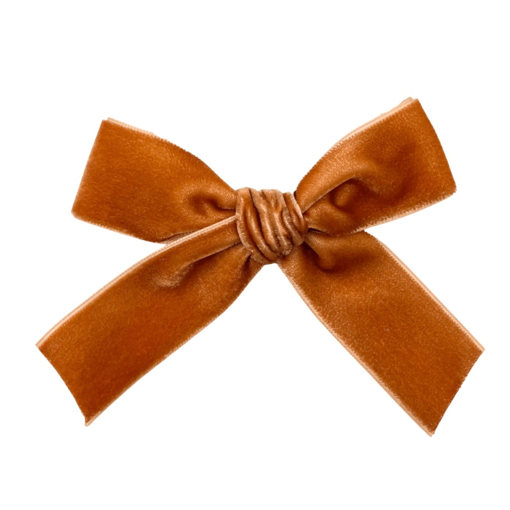 Pumpkin Velvet :: Ribbon Explorer Bow