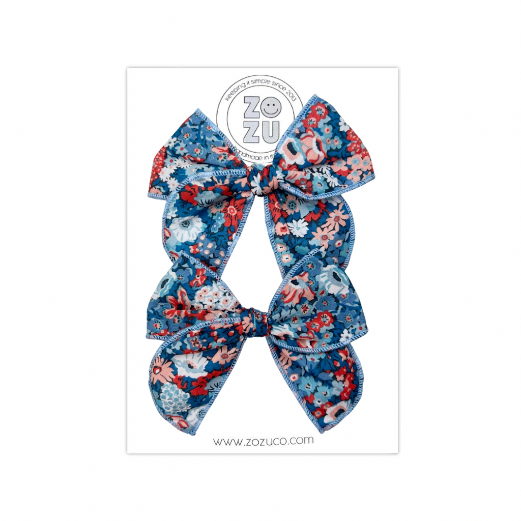 Liberty of London Fourth Floral :: Mini Traveler Pigtail Set