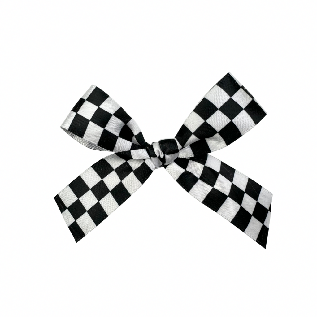 Checker :: Ribbon Mini Explorer Bow