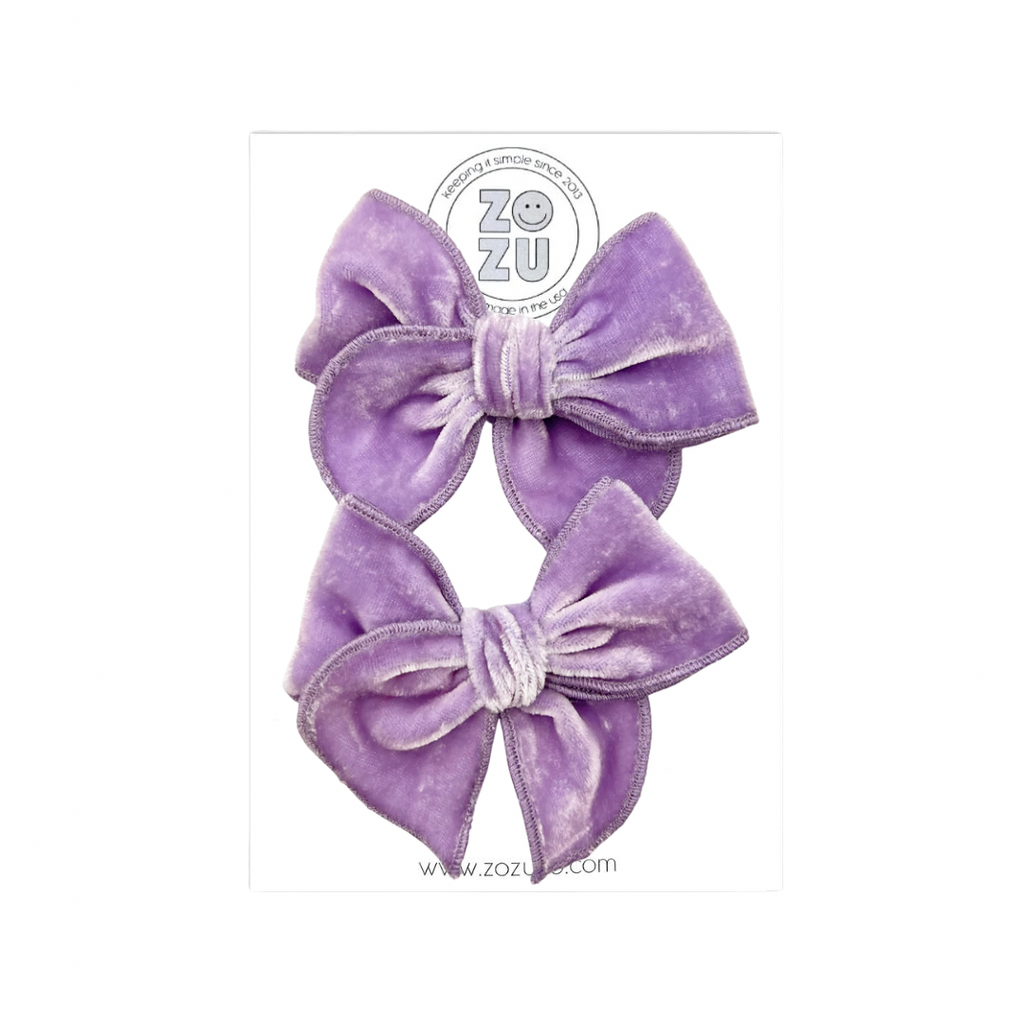 Lavender Velvet  :: Mini Traveler Pigtail Set