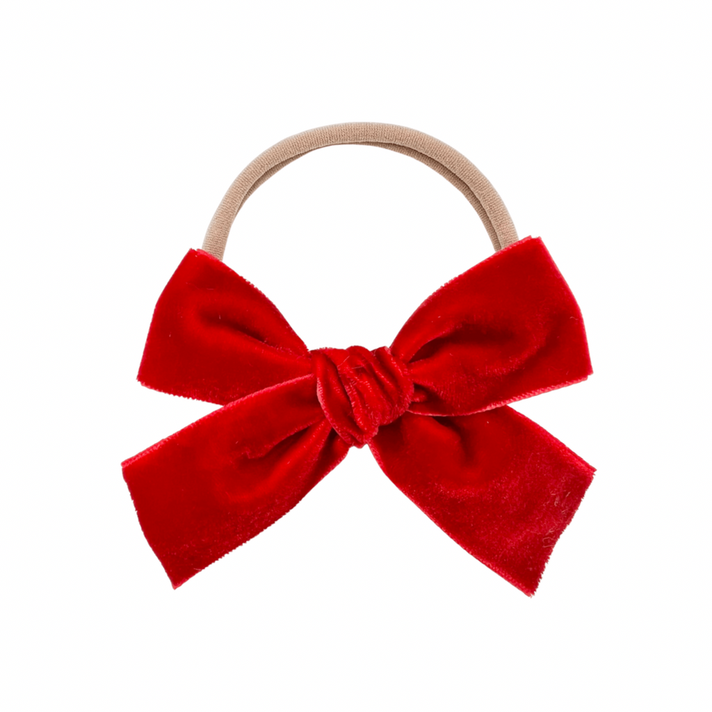 **2 WEEK PRE-ORDER** Red Velvet :: Ribbon Mini Explorer Bow