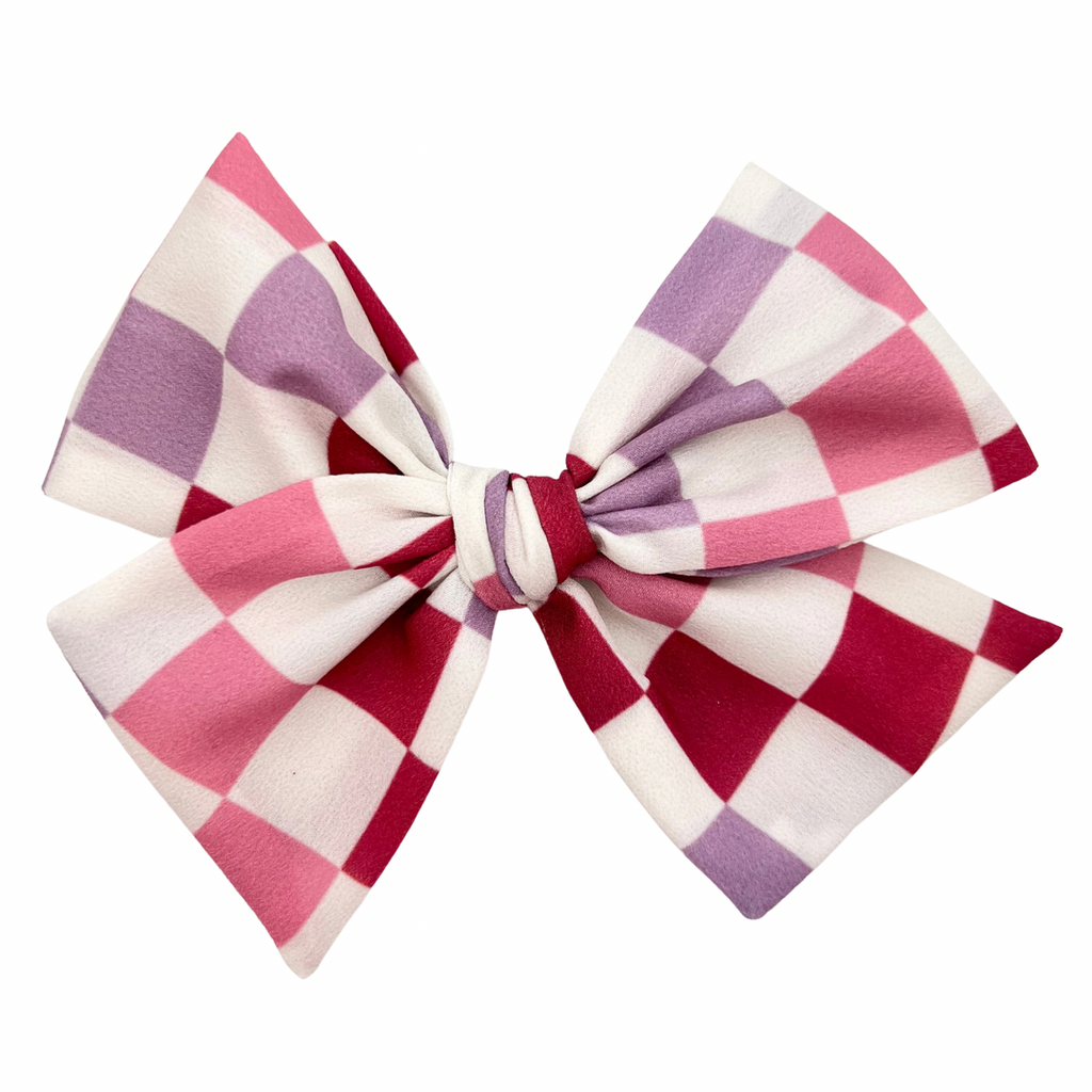 Cheerful Check :: Voyager Bow