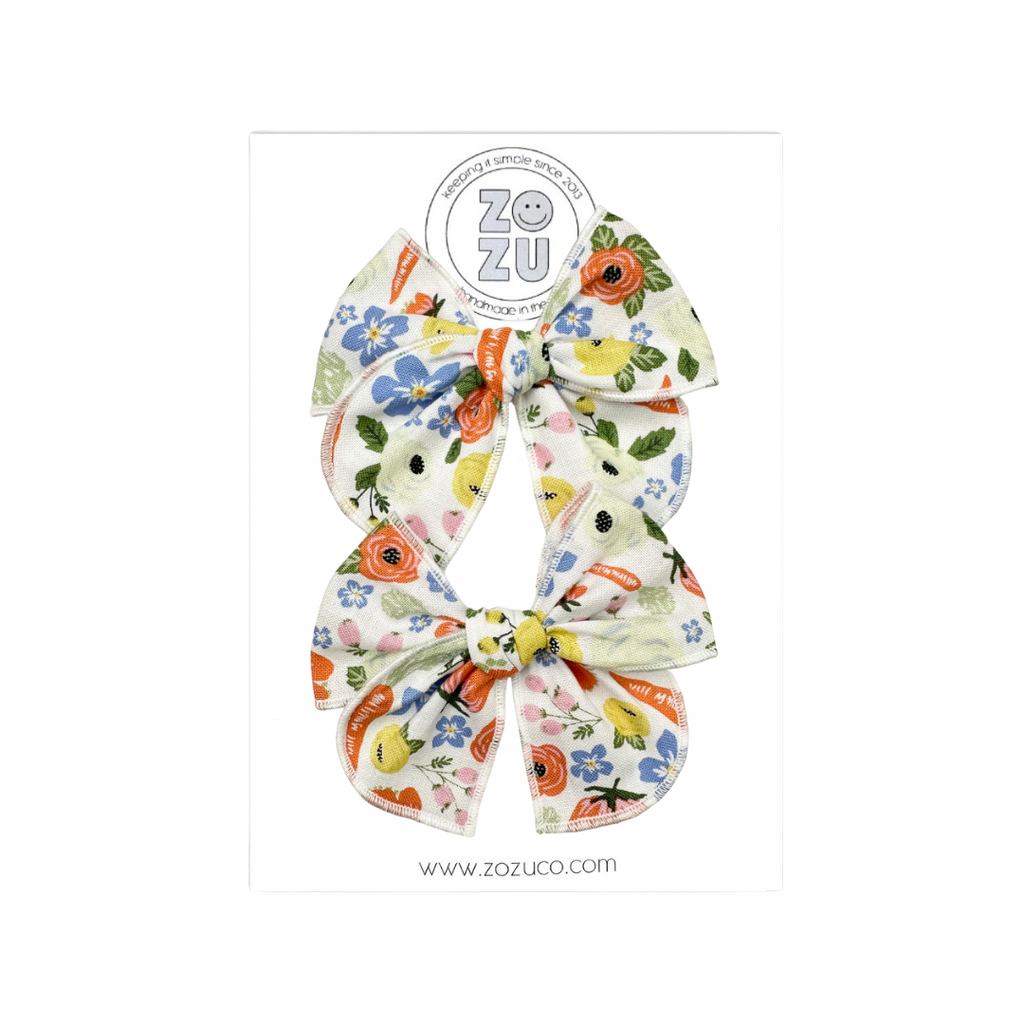 Easter Floral :: Mini Traveler Pigtail Set