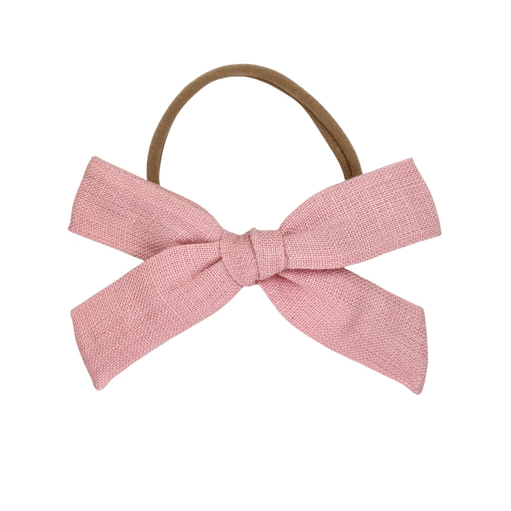 Pink Linen :: Explorer Bow